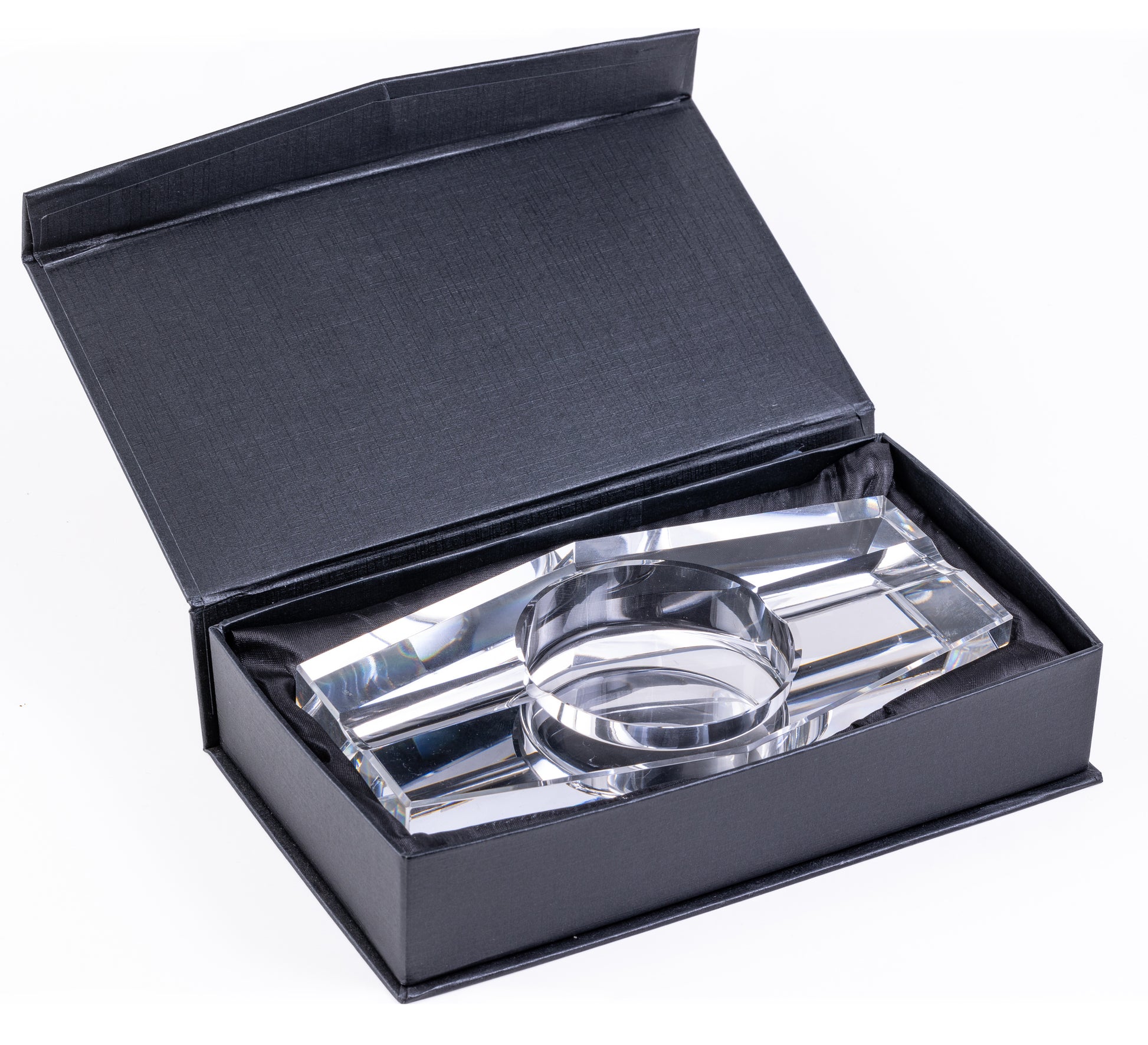 Crystal Ashtray in Gift Box.