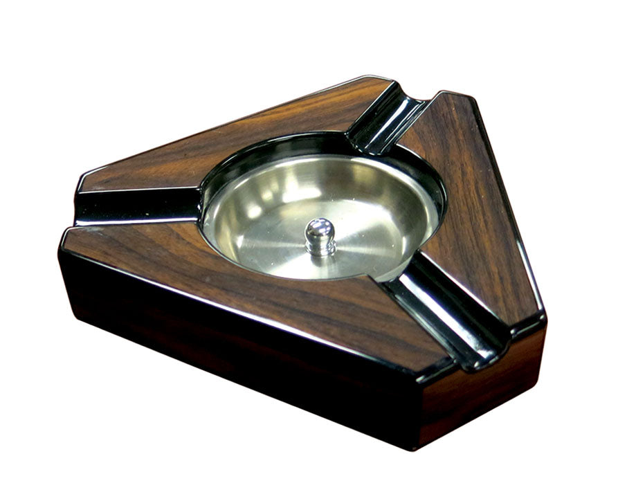 Triangular Lacquer Ashtray.