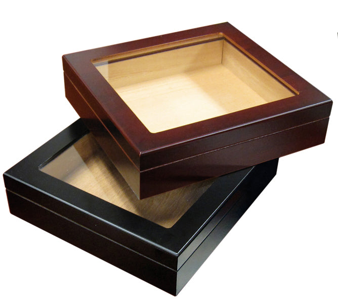 The Chateau Glass top Humidor - Afterburner Cigar store
