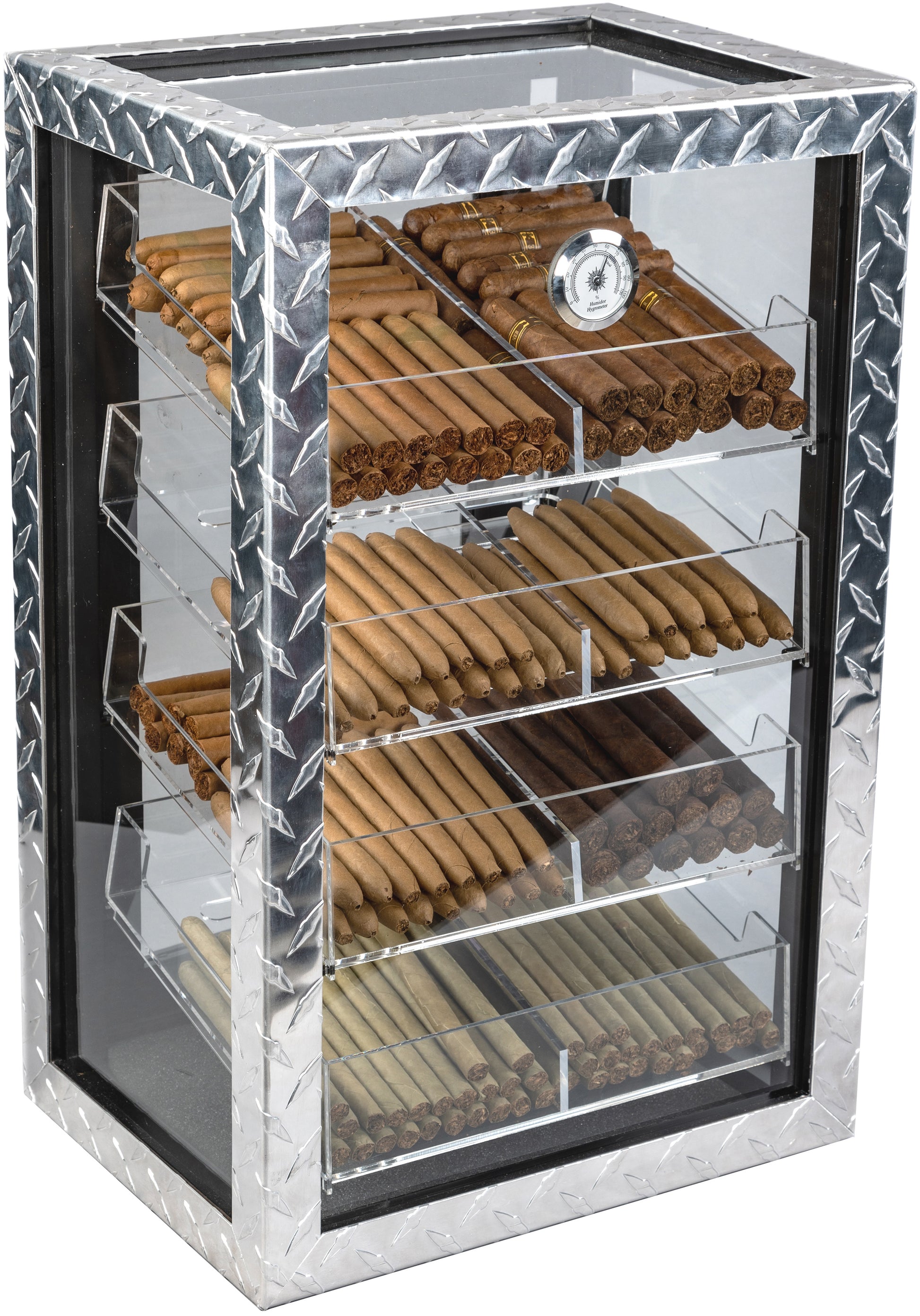 The Diamond Plate Humidor.