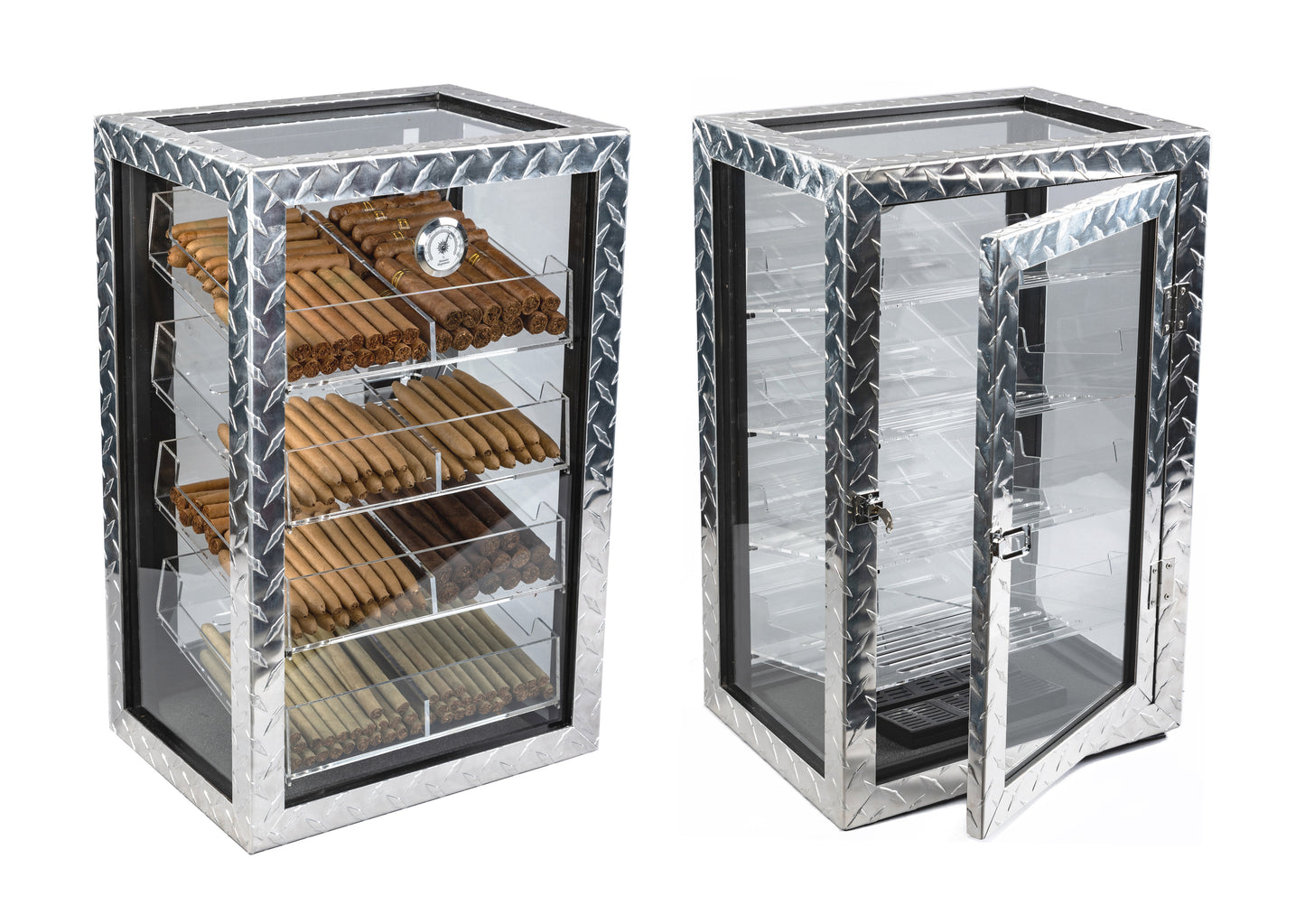 The Diamond Plate Humidor.