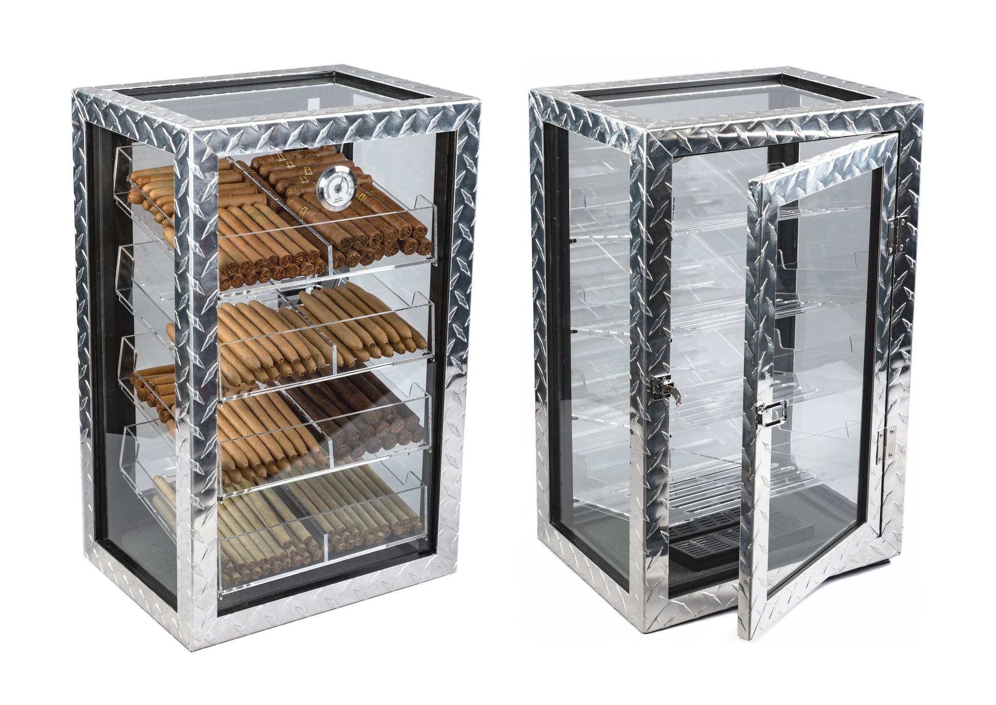 The Diamond Plate Humidor.