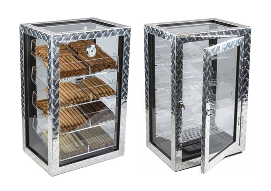 The Diamond Plate Humidor.