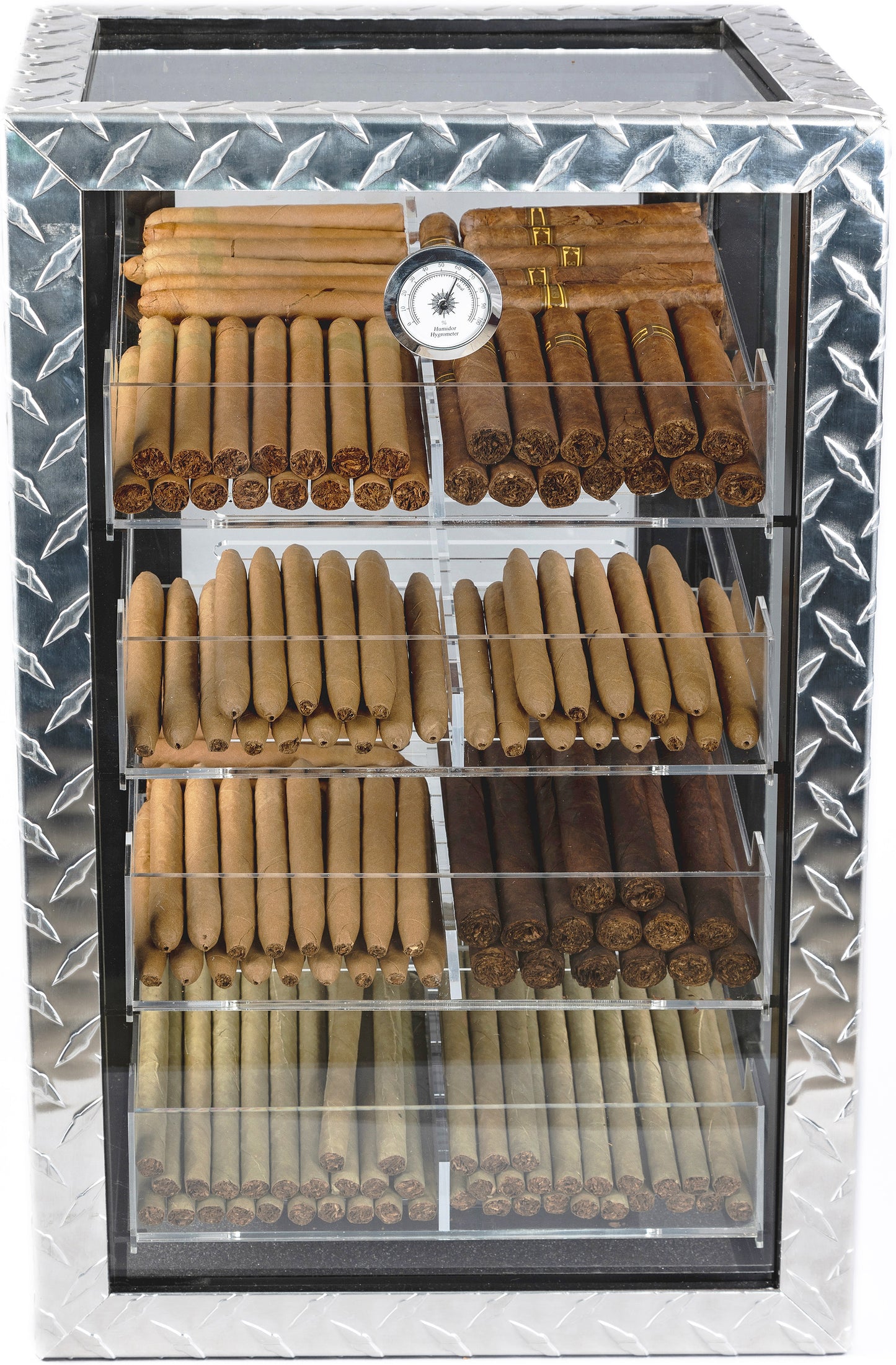 The Diamond Plate Humidor.