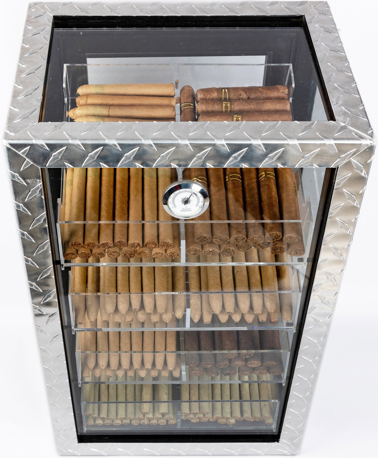 The Diamond Plate Humidor.