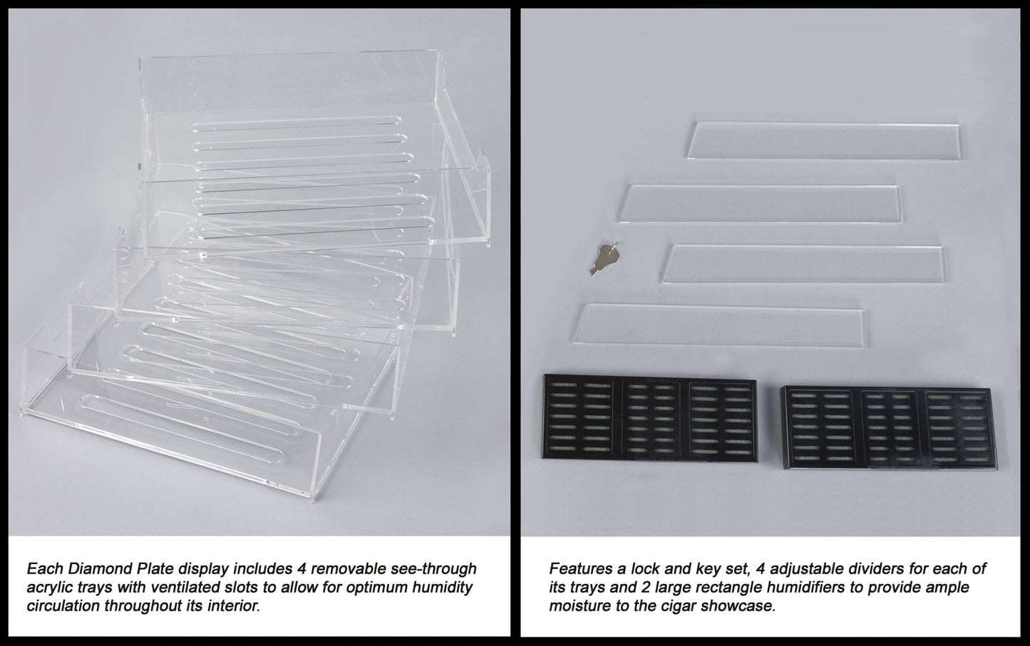 The Diamond Plate Humidor.