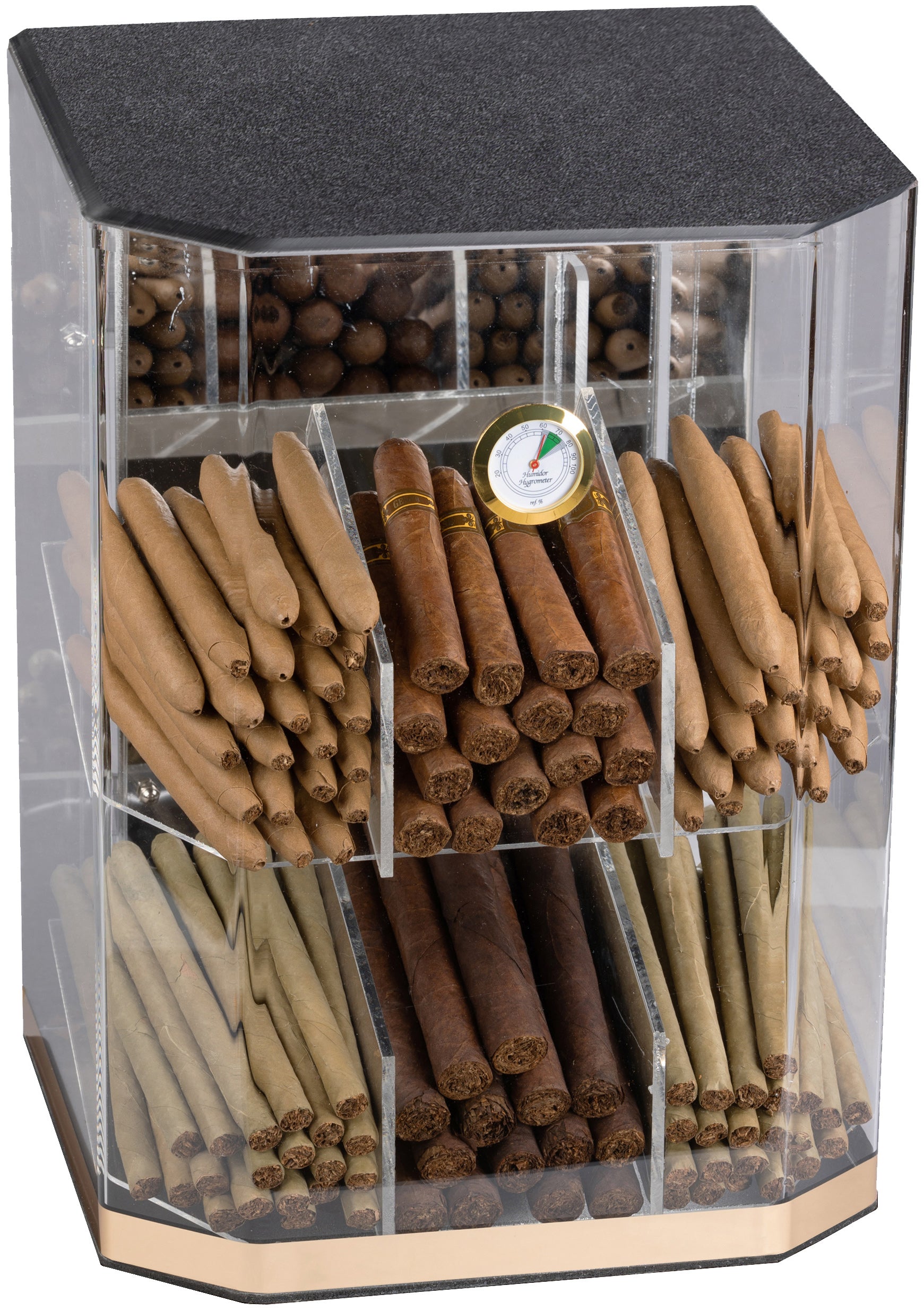The Franklin Acrylic Display Humidor - Afterburner Cigar store