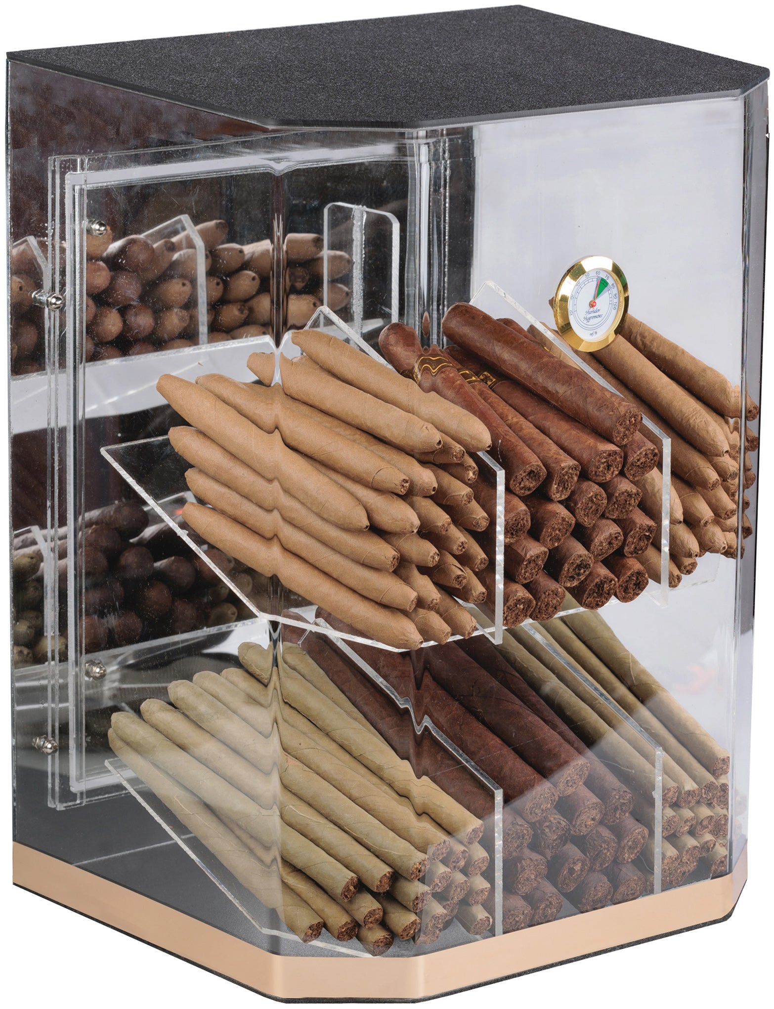 The Franklin Acrylic Display Humidor - Afterburner Cigar store