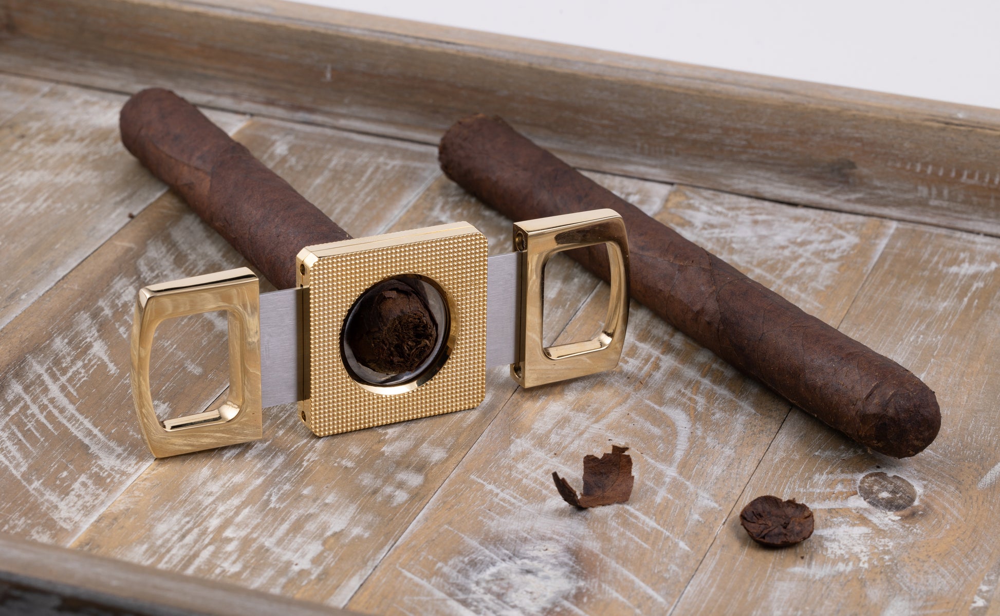 Precision Made Guillotine Cigar Cutter.