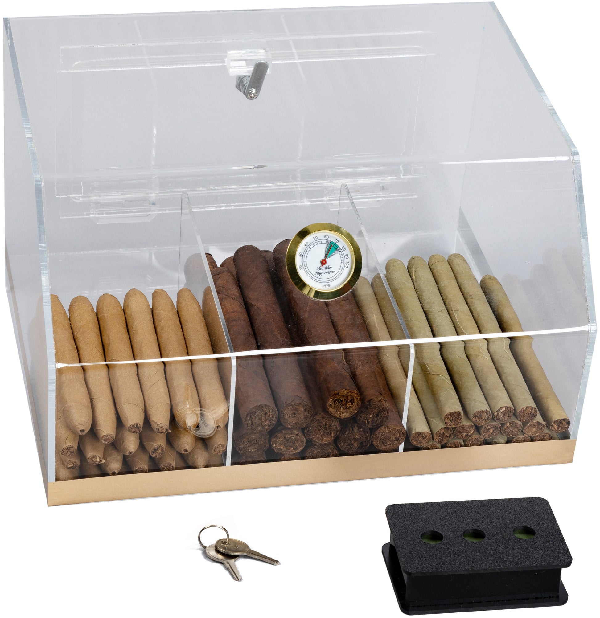The Laurence Acrylic Display Humidor - Afterburner Cigar store