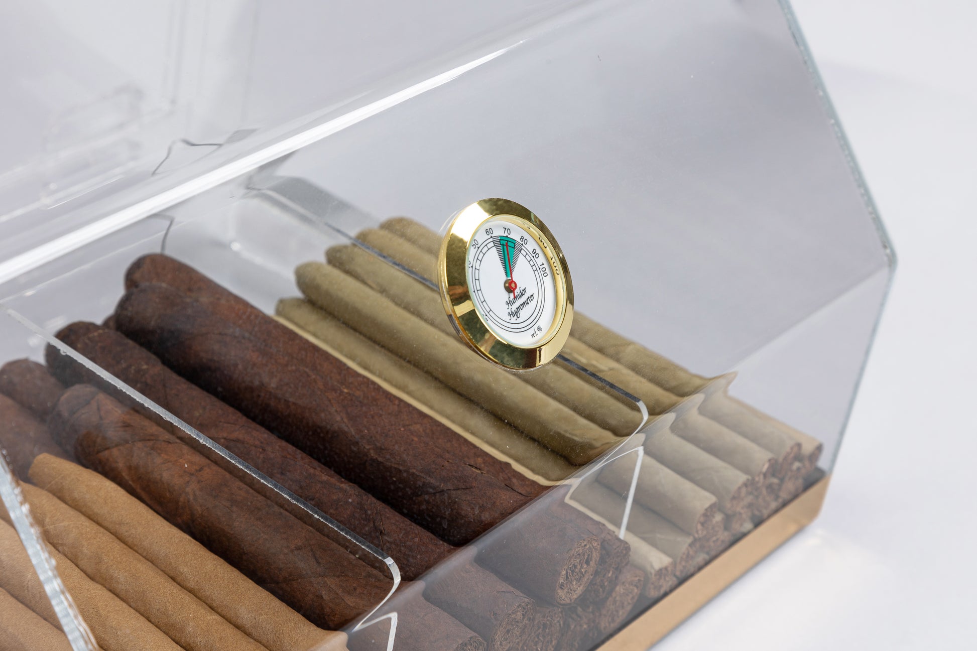 The Laurence Acrylic Display Humidor - Afterburner Cigar store