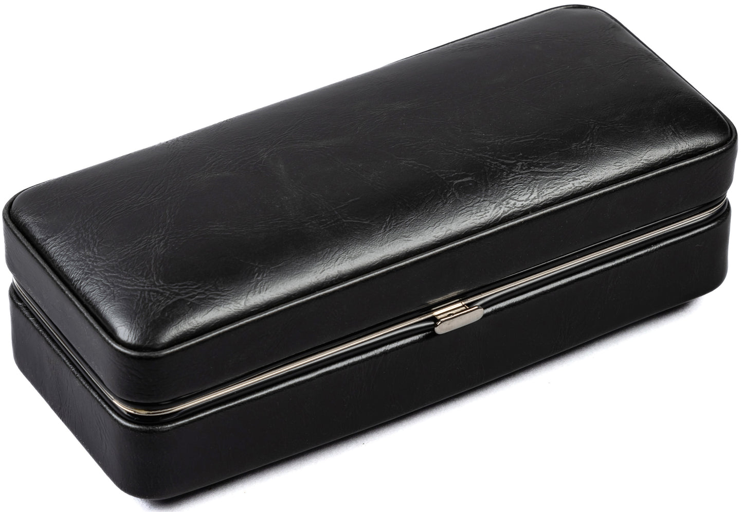 Folding Leather Cigar Case W/ Cutter.