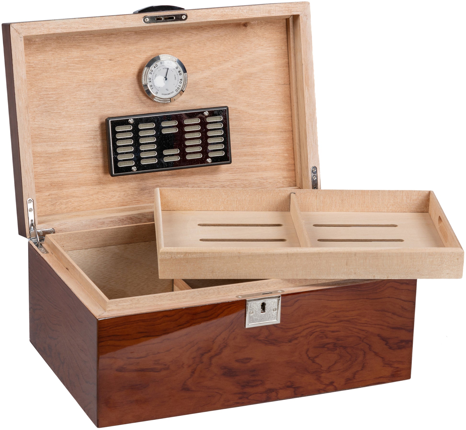 The Princeton Bubinga Humidor.