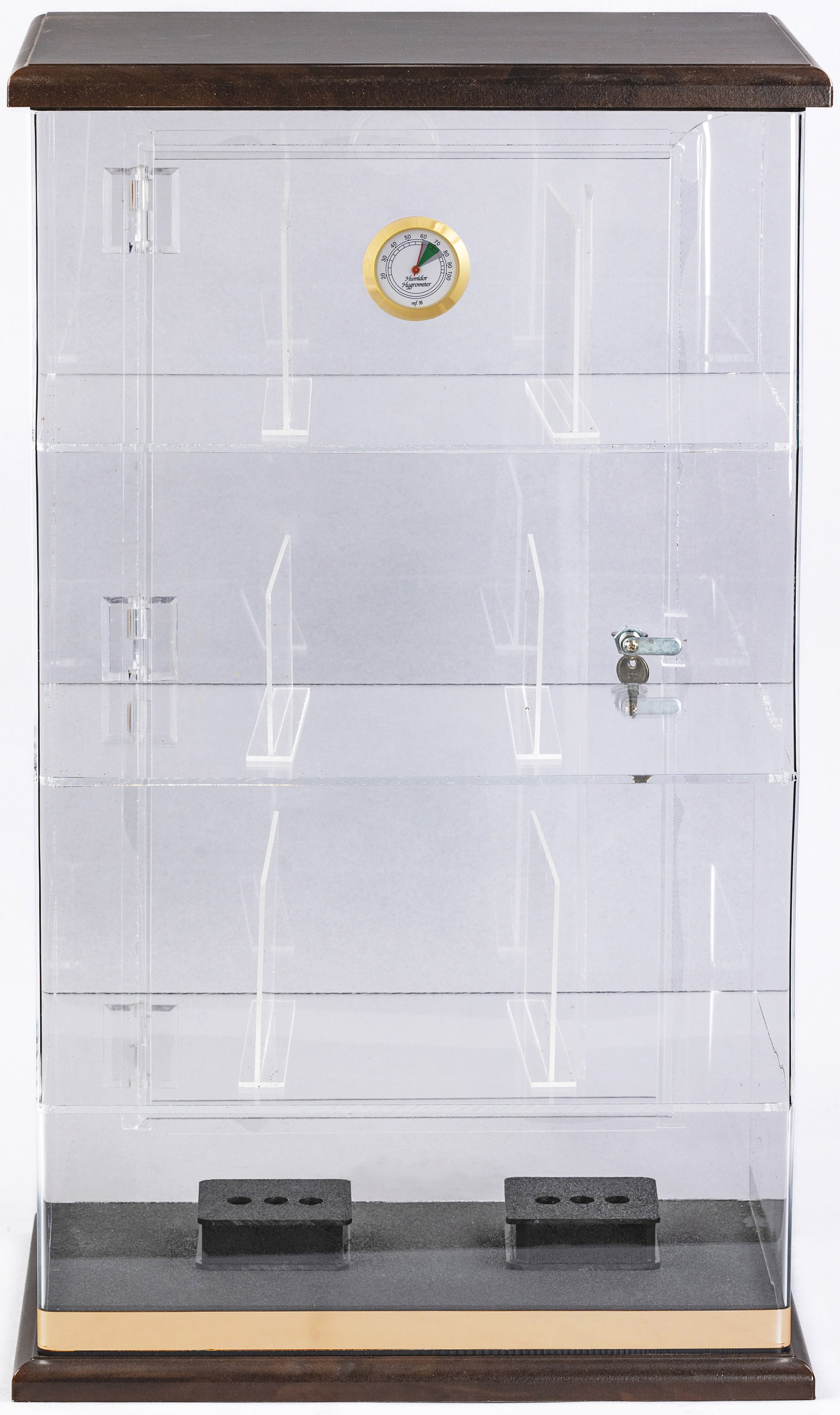 The Roosevelt Wood & Acrylic Display Humidor - Afterburner Cigar store