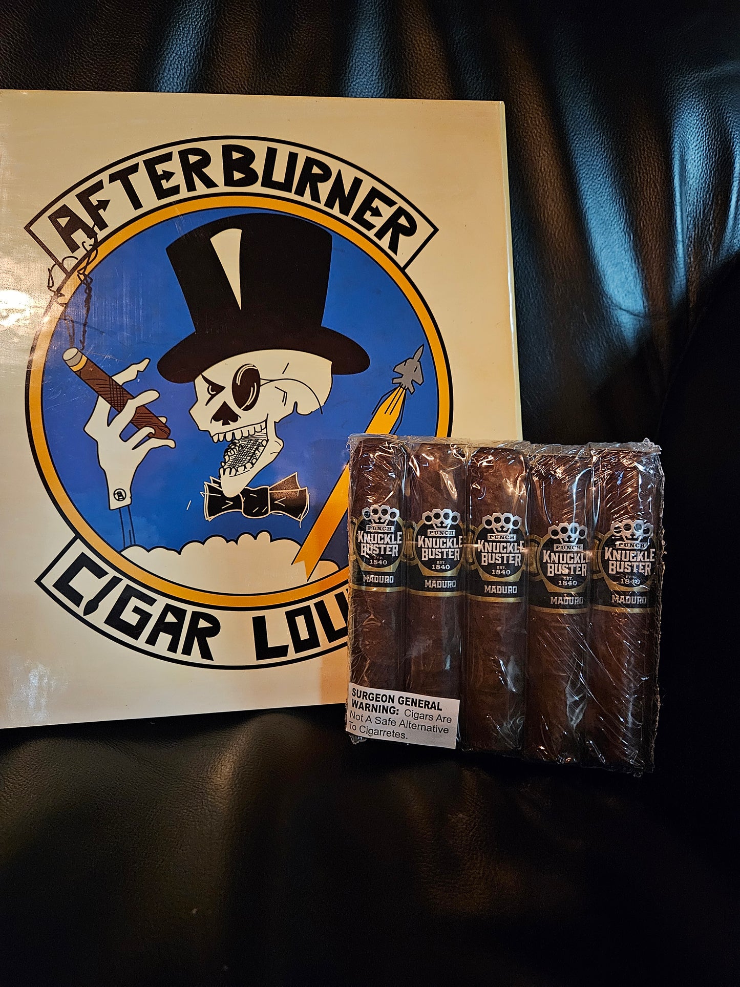 5 pack, Punch Knuckle Buster Maduro, Robusto (5.0"x52)