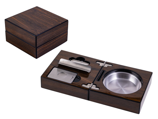 Folding Ashtray Set.