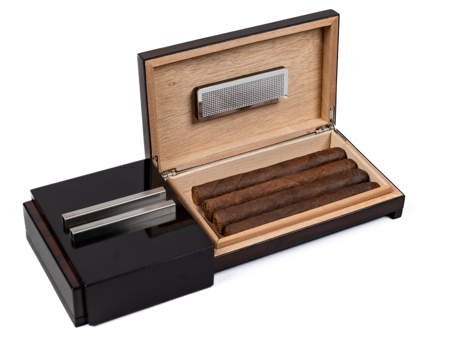 Sliding Ashtray W/ Hidden Humidor.