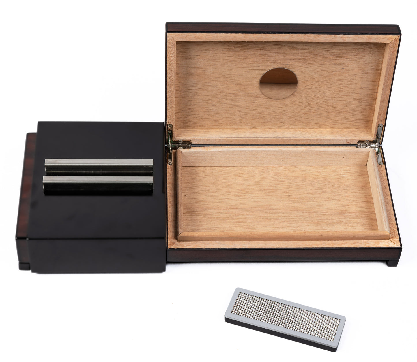 Sliding Ashtray W/ Hidden Humidor.