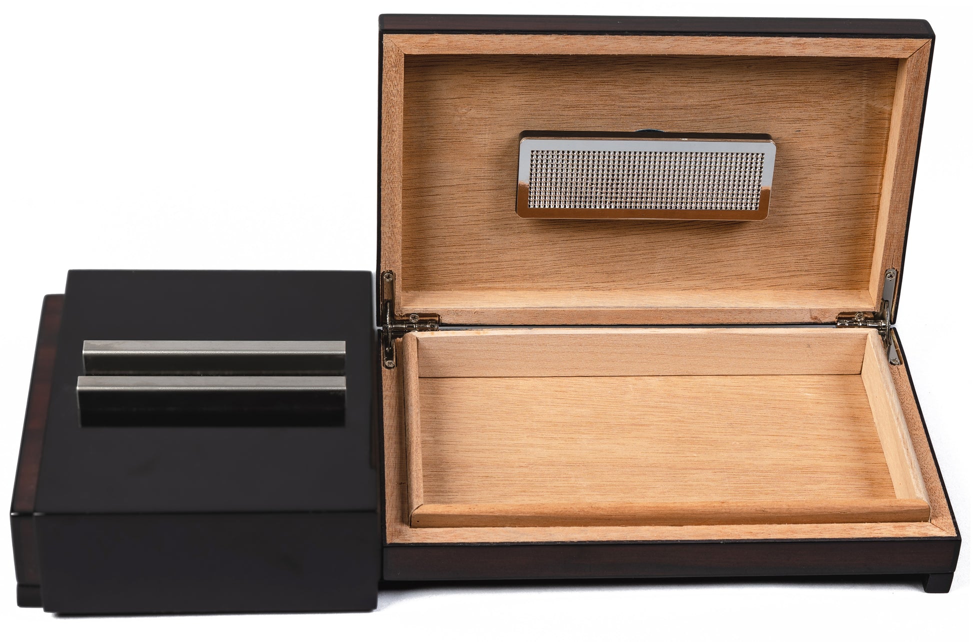 Sliding Ashtray W/ Hidden Humidor.