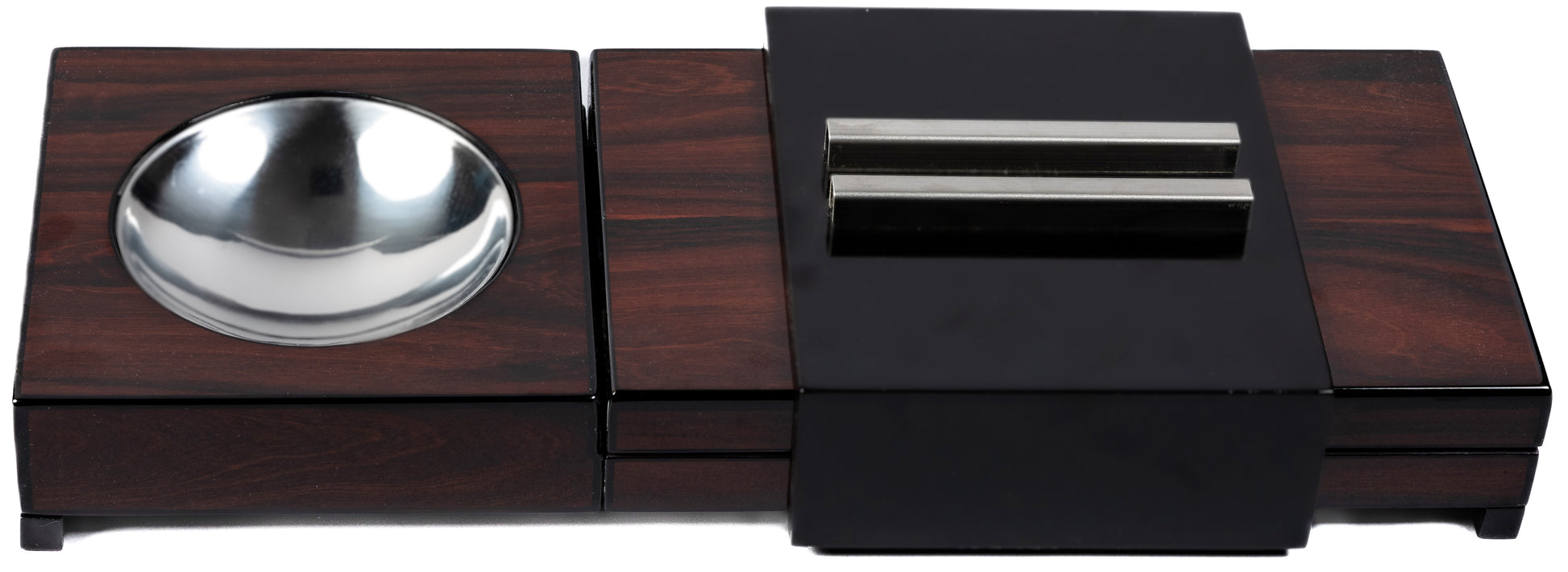 Sliding Ashtray W/ Hidden Humidor.