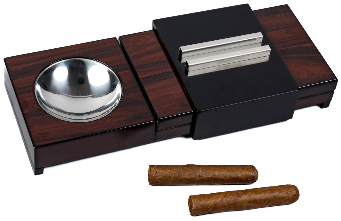 Sliding Ashtray W/ Hidden Humidor.