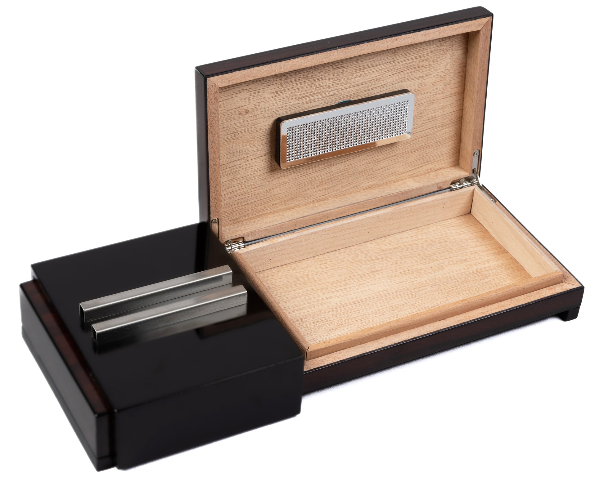 Sliding Ashtray W/ Hidden Humidor.