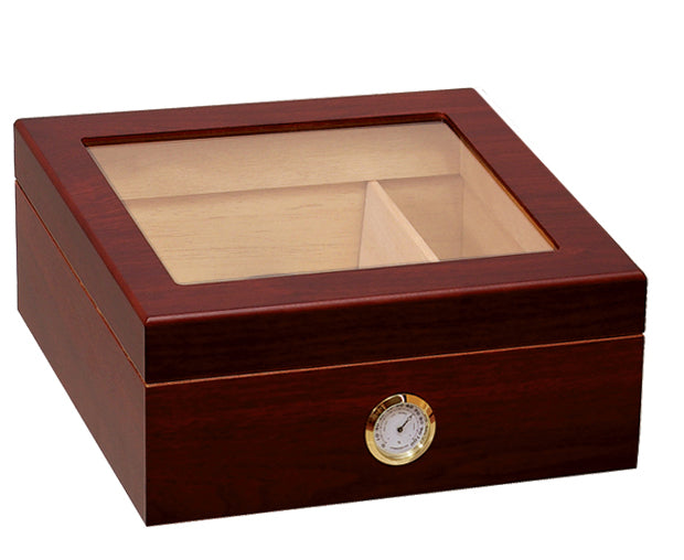 The Chalet Glass top humidor - Afterburner Cigar store