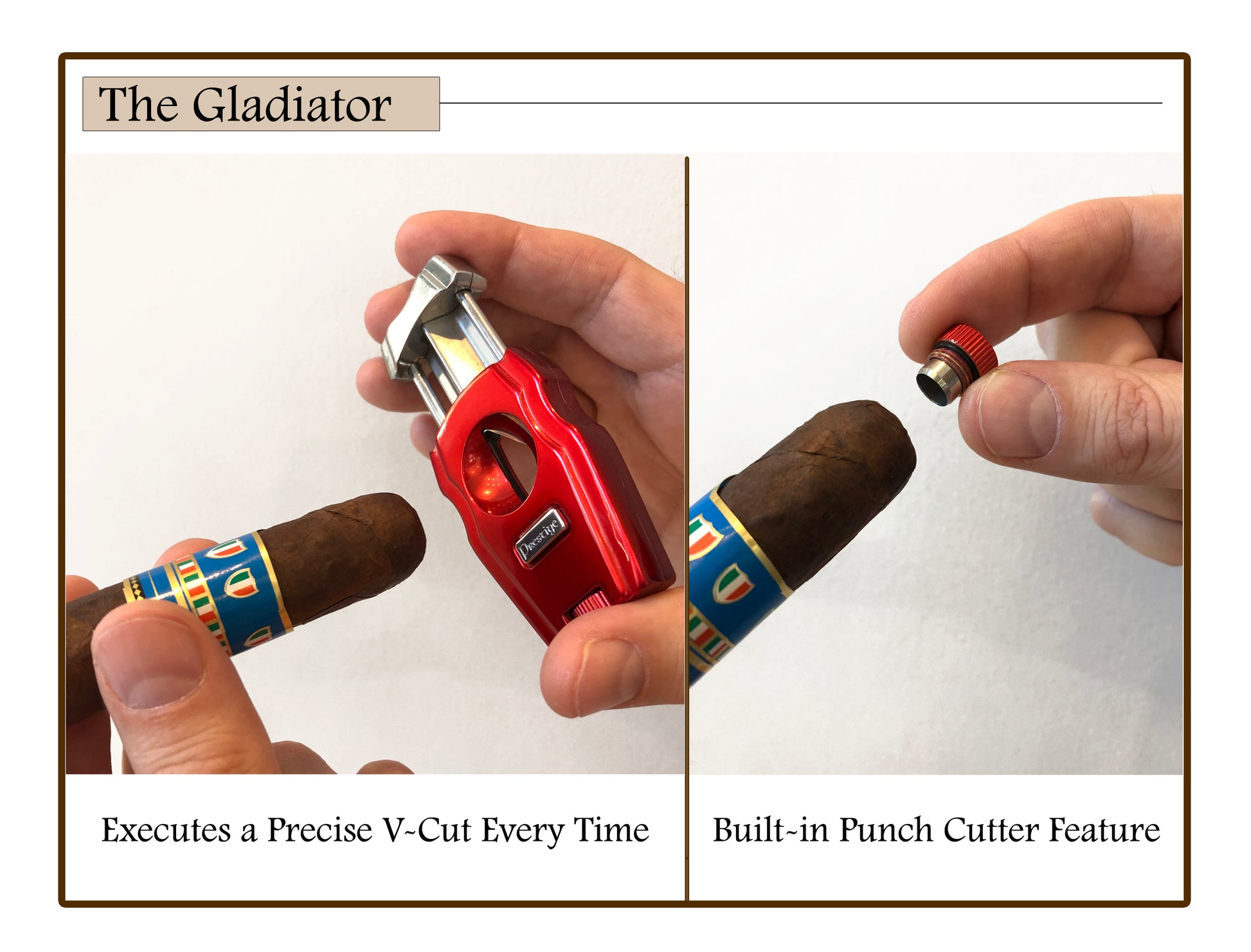 Gladiator V-Cut & Punch Cutter.