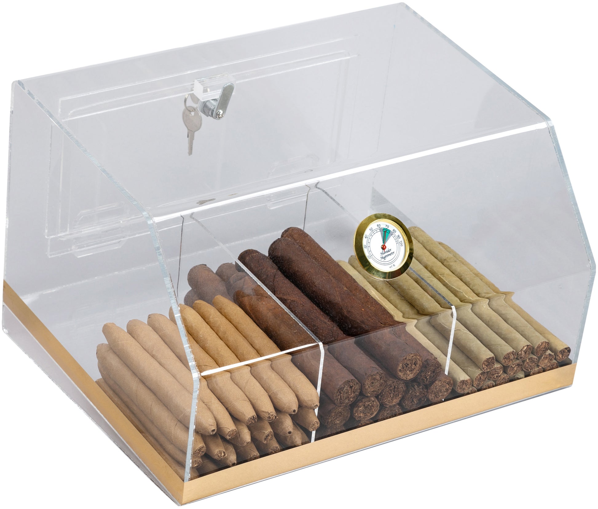 The Laurence Acrylic Display Humidor - Afterburner Cigar store