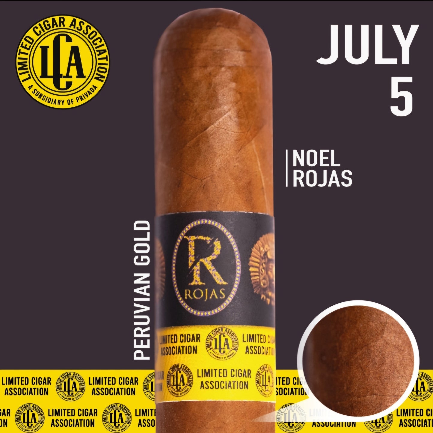 LCA Peruvian Gold by Rojas Cigars, 5 pack