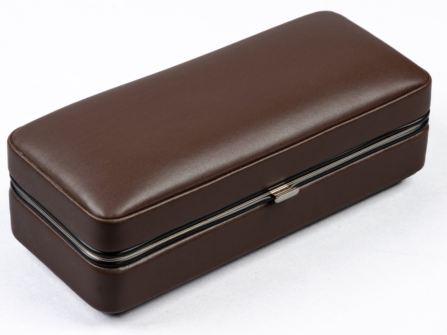 Folding Leather Cigar Case W/ Cutter.