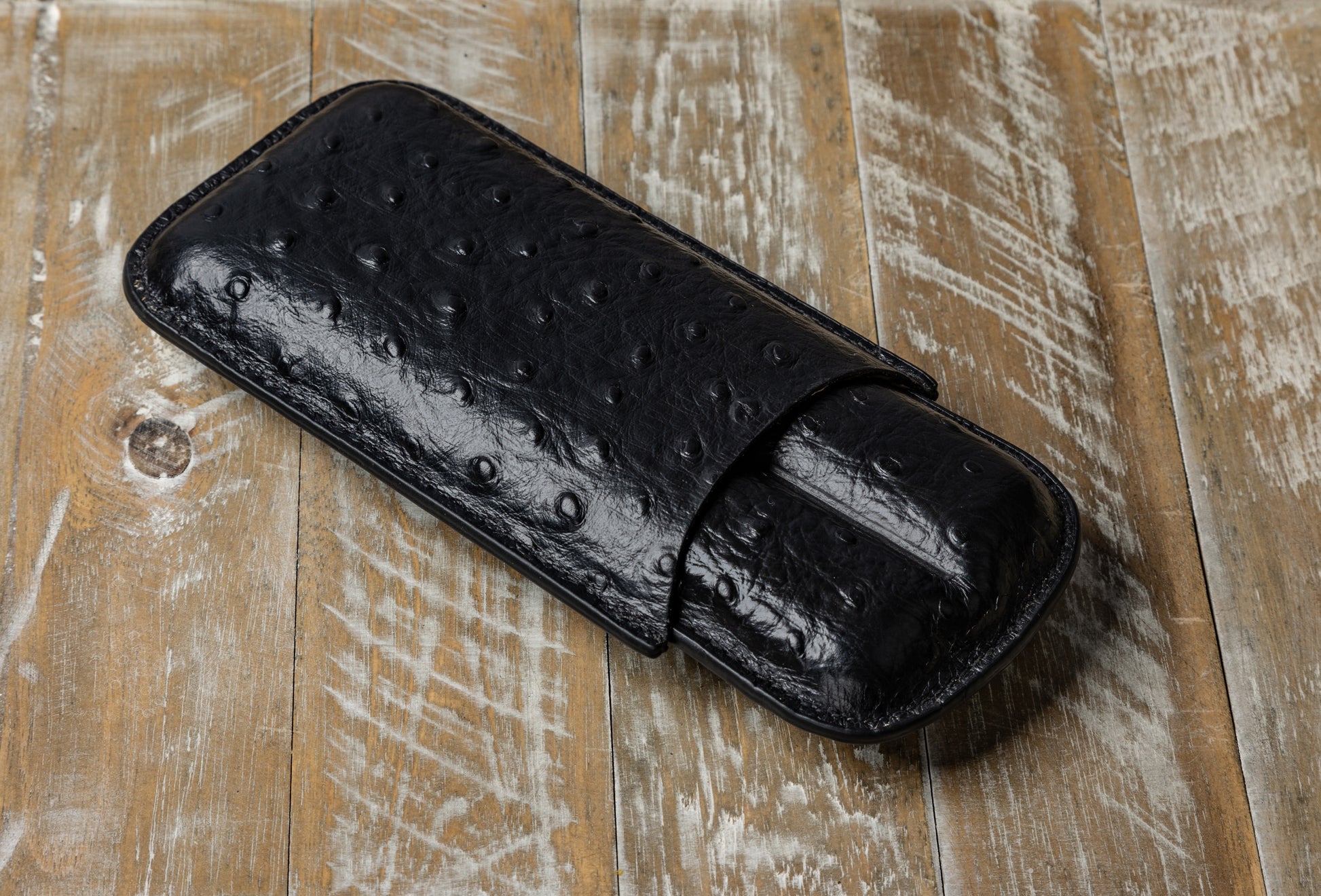 Ostrich Cigar Case.