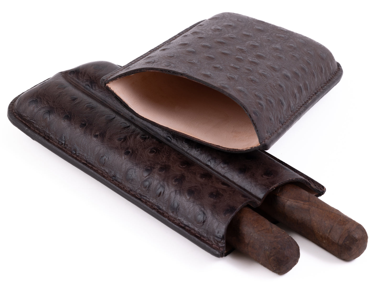 Ostrich Cigar Case.