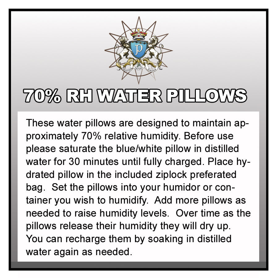 Dry Water Pillows.