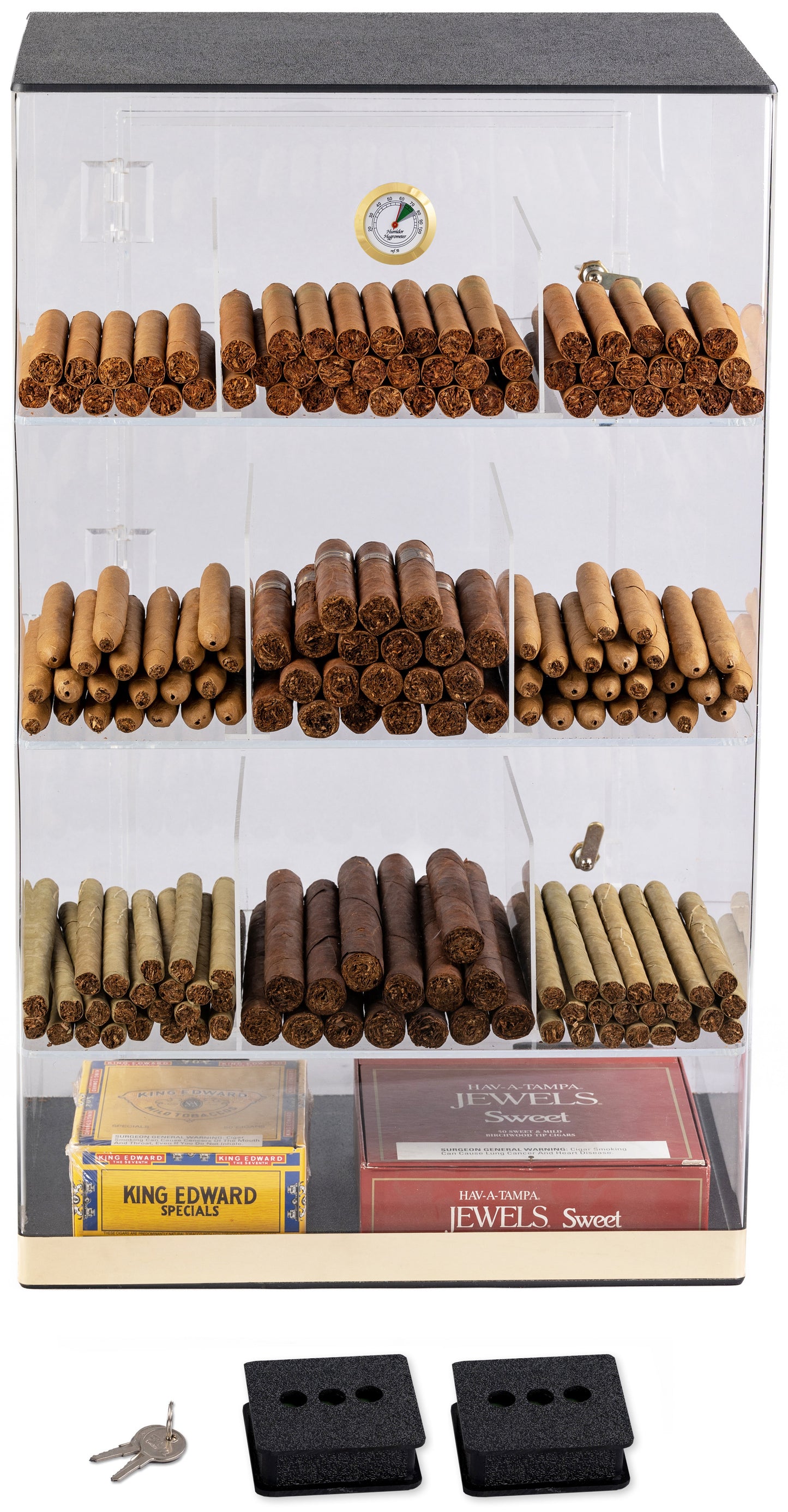 The Roosevelt Acrylic Display Humidor - Afterburner Cigar store