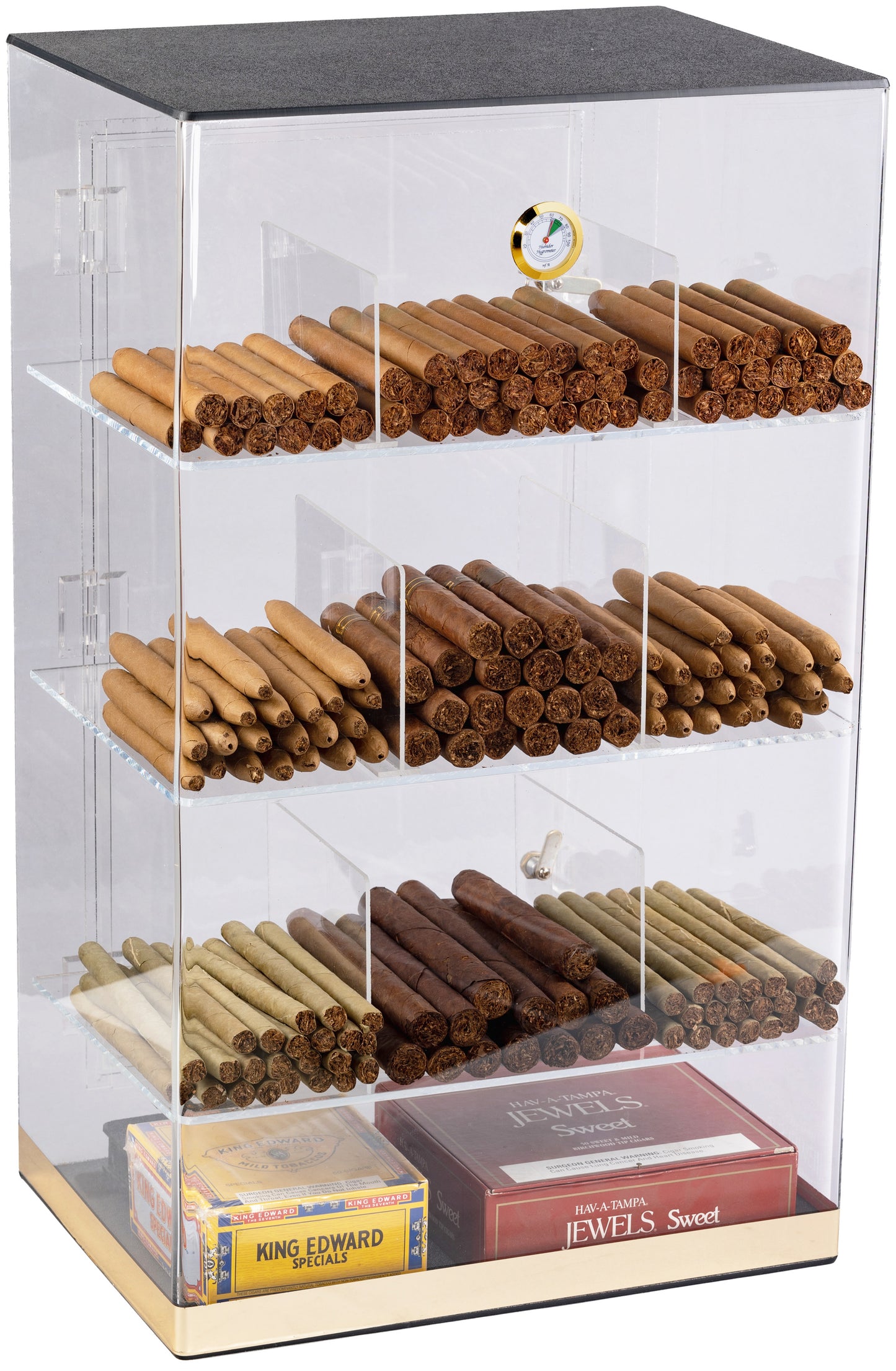 The Roosevelt Acrylic Display Humidor - Afterburner Cigar store