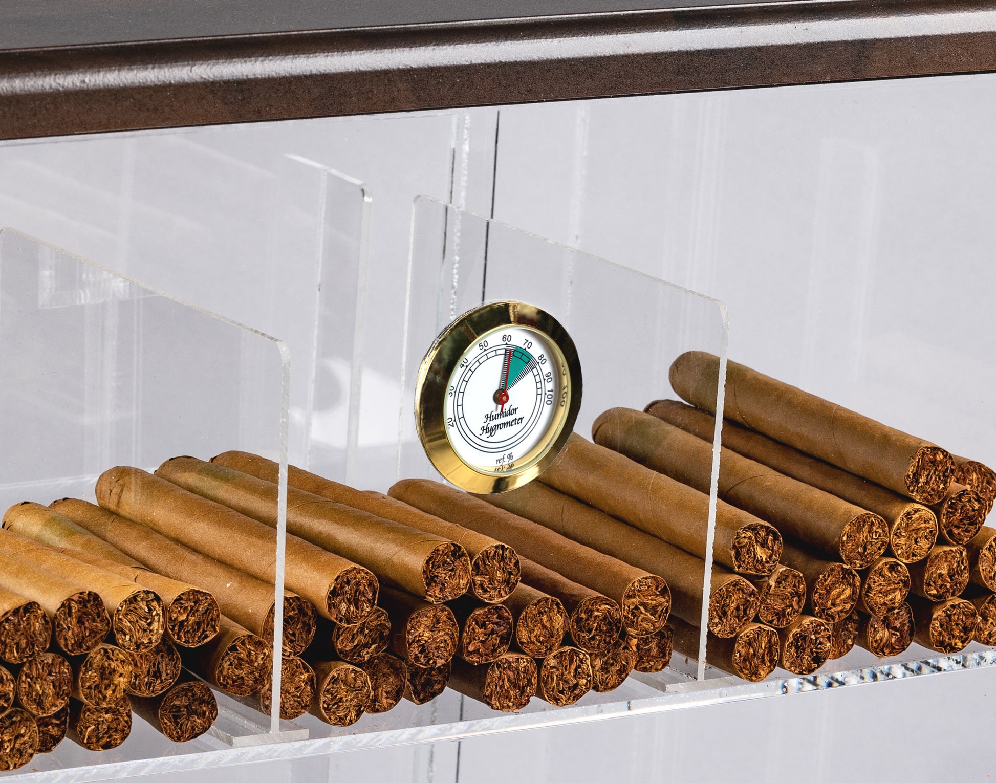 The Roosevelt Wood & Acrylic Display Humidor - Afterburner Cigar store